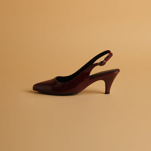 Violet Slingback Pumps